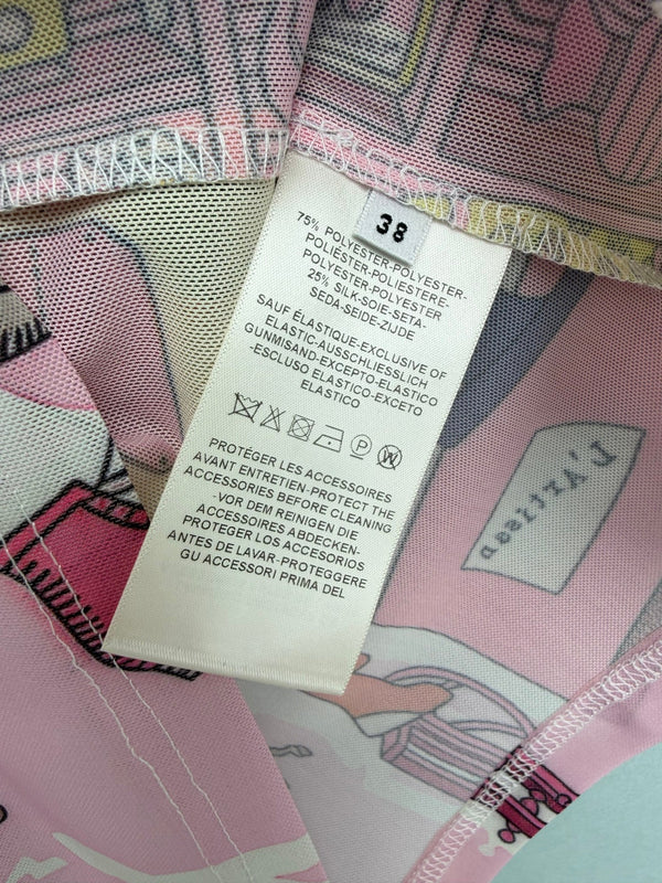 HM 26s T-Shirt Pink Colorful Mesh 367053