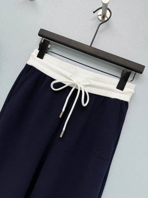 CD 26S Navy Contrast Knit Tracksuit Set 428313