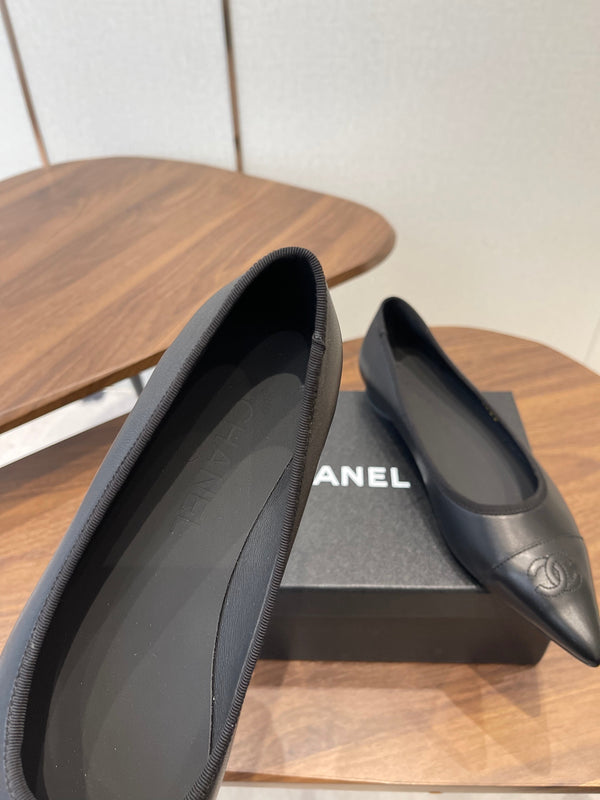 CC 26s Ballet Flats Black Lambskin 624238