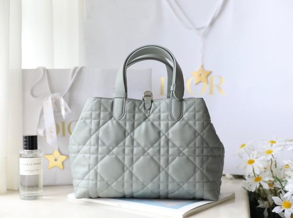 CD Toujours Bag 28.5 Light Blue Calfskin