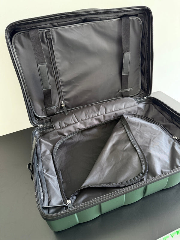 BV 25 Odyssey Cabin Suitcase Seaweed Polycarbonate & Intreccio Pattern