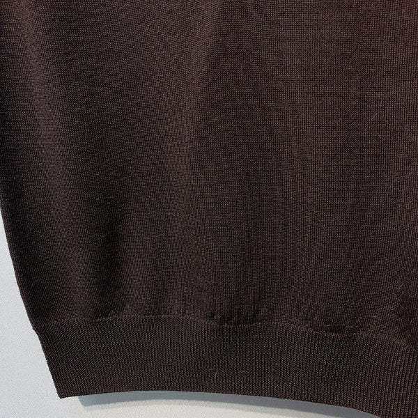 Miu Miu Sweater Vest Dark Brown Wool 342084