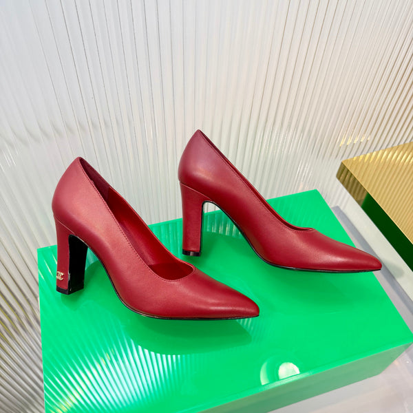 CC 26s Pumps 8.5cm Burgundy Lambskin 924310