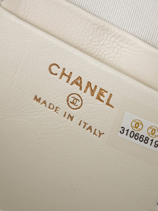 CC π¨π·ππππ Mini Backpack White Caviar