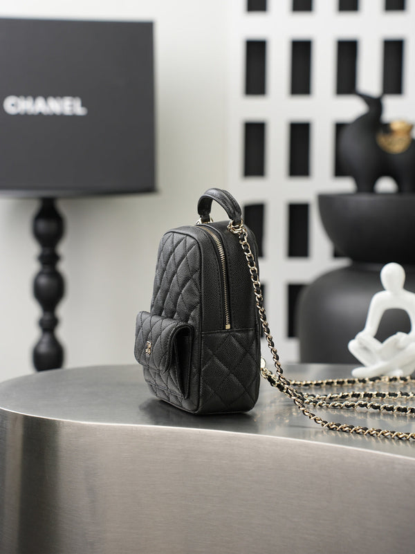 CC π¨π·ππππ Mini Backpack Black Caviar