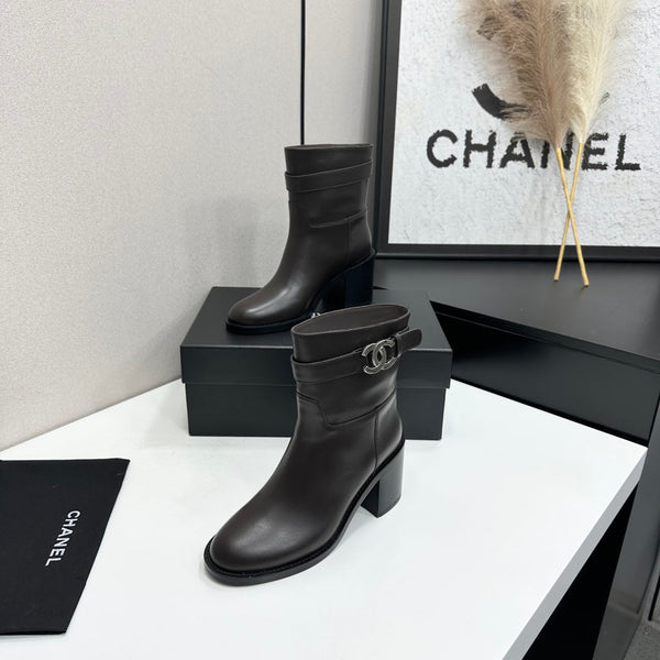 CC FW 2026 Ankle Boot Dark Coffee Cowhide 925669