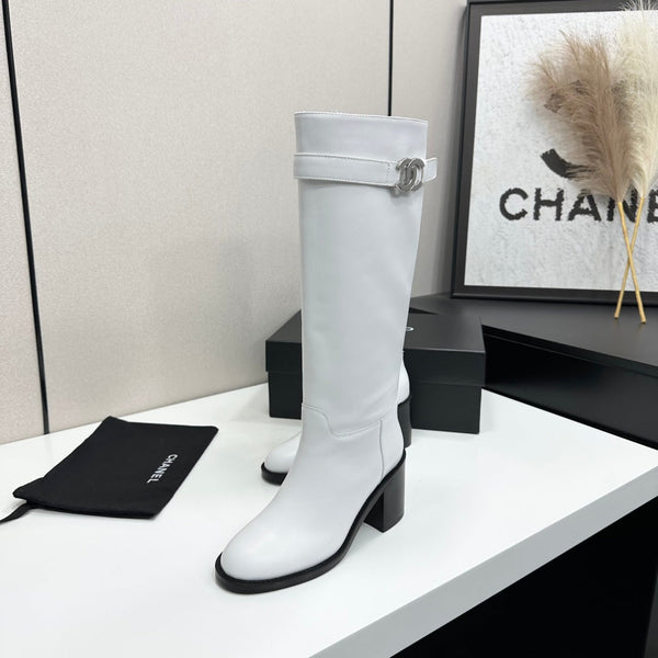 CC FW 2026 Long Boot White Cowhide 925681