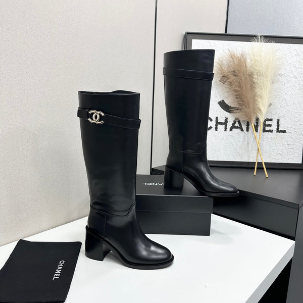 CC FW 2026 Long Boot Black Cowhide 925682