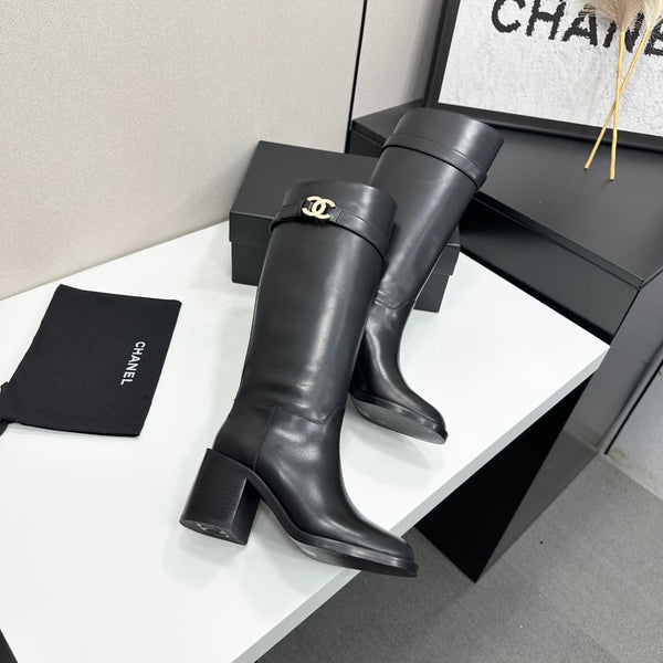 CC FW 2026 Long Boot Black Cowhide 925682