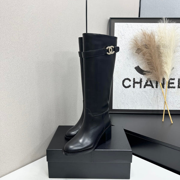 CC FW 2026 Long Boot Black Cowhide 925682