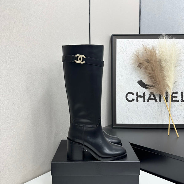 CC FW 2026 Long Boot Black Cowhide 925682
