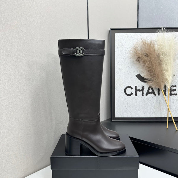 CC FW 2026 Long Boot Dark Coffee Cowhide 925684