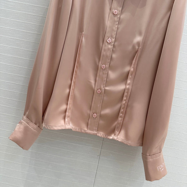 Fendi Shirt Pink Polyester