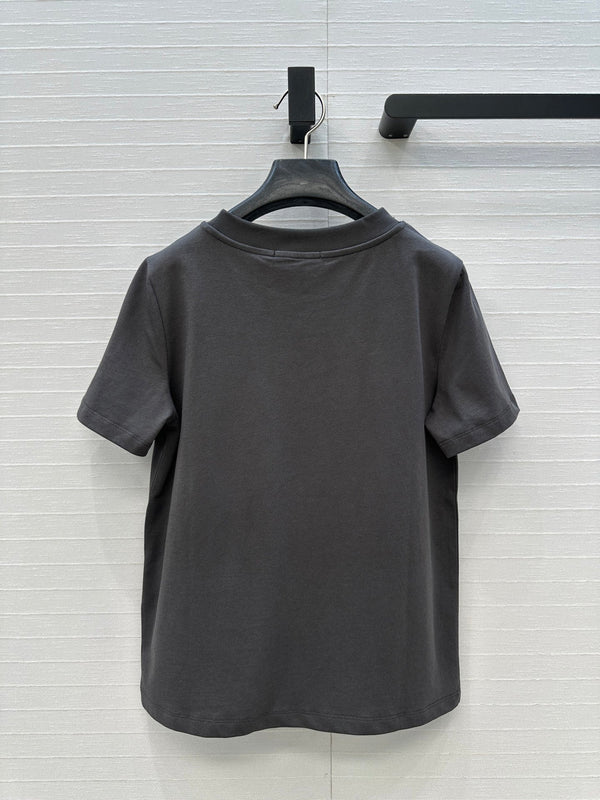 CD 25 J'Adore Dior T-shirt Dark Gray Cotton