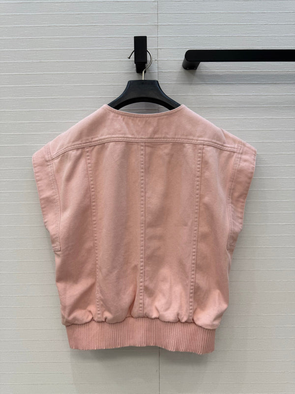 CC 26s Vest Jacket Pink Denim 360885
