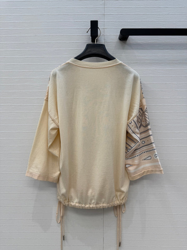 HM "Candy Libris" Long-Sleeve Beige Cotton Tencel