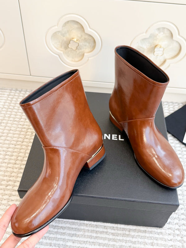 CC 26s Ankle Boots Brown Leather 122045