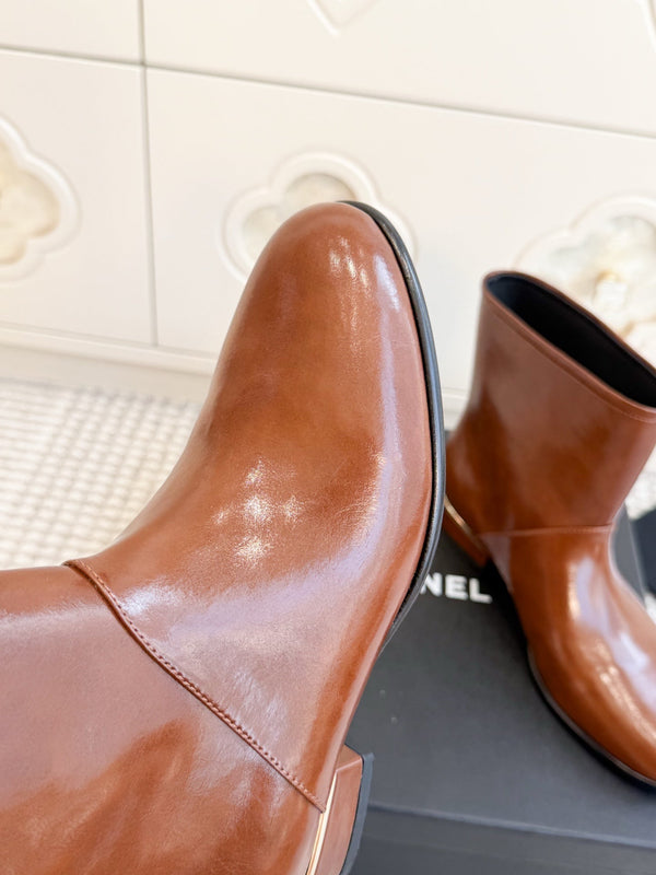 CC 26s Ankle Boots Brown Leather 122045