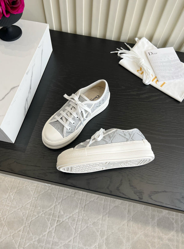 CD Dioriviera Walk'n'Dior Sneaker Grey Cotton 851245