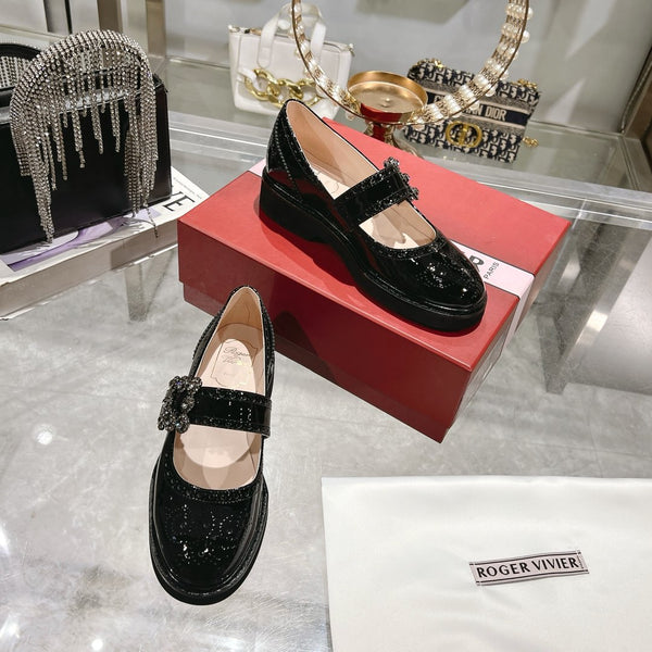 Viv 25 Mary Jane Black Calf Patent Leather 235397