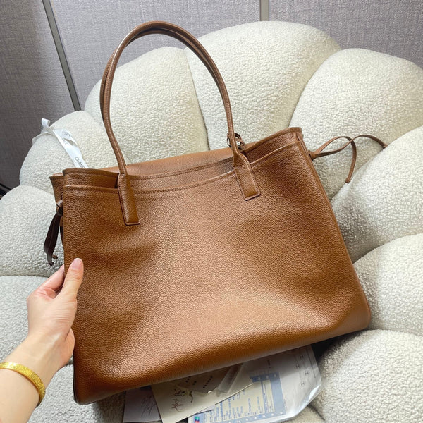 CC 26s Large Tote Bag Light Brown Grained Calfskin