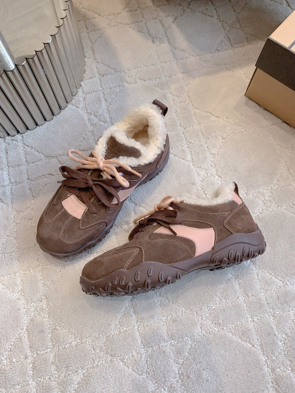 UGG Sneaker Pink Suede and Fleece 516900