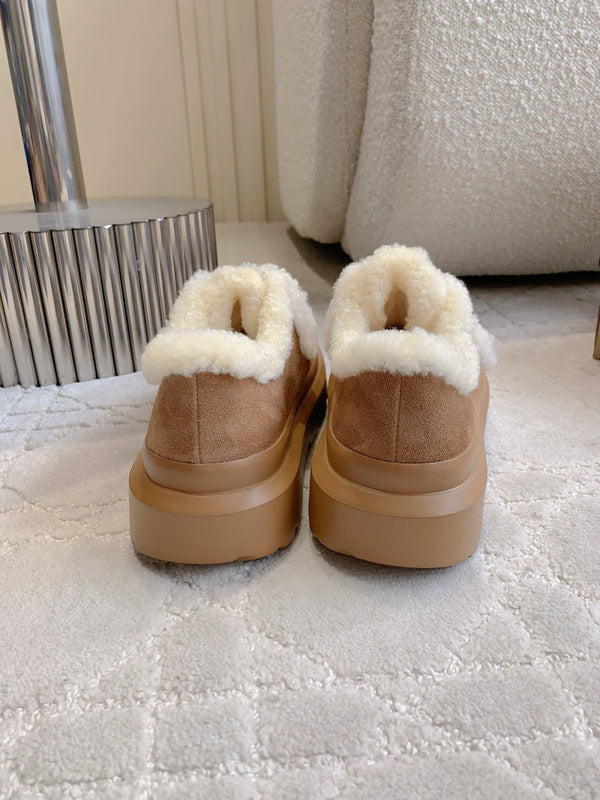 UGG Tazz Slipper Loafers Brown Suede and fleece 516903