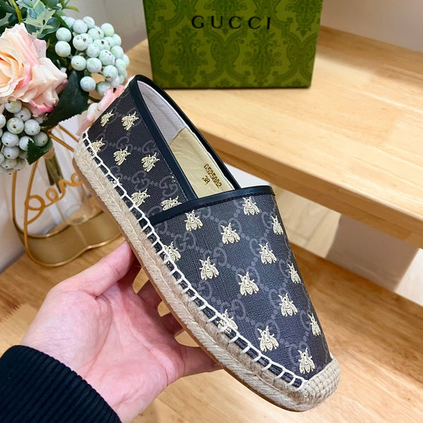 GG Supreme Flat Shoes Black Caro
