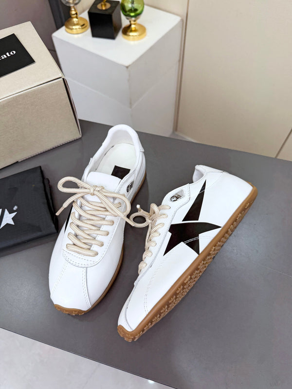 Golden Goose 26s Marathon Runner Sneakers White Leather 735861