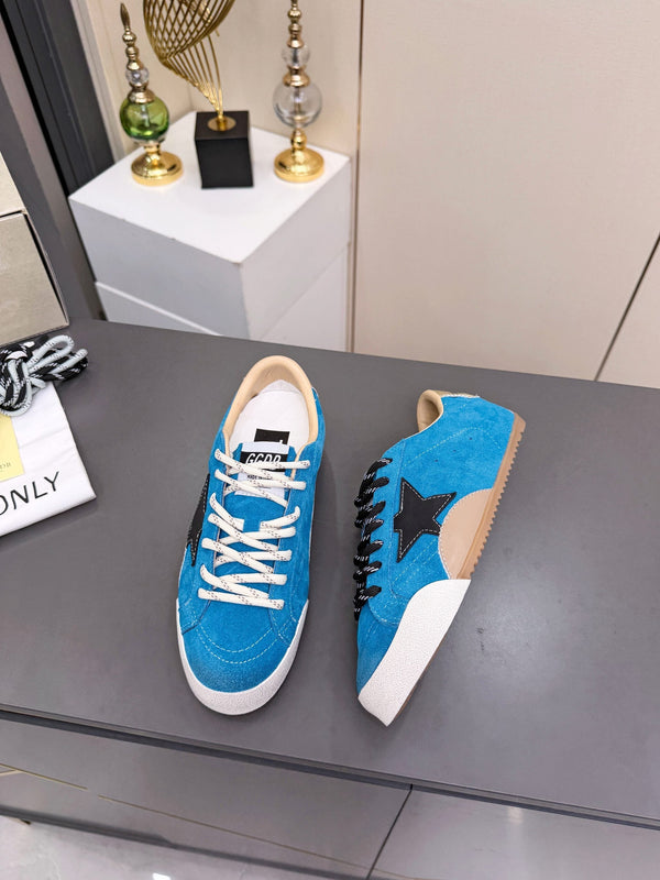 Golden Goose 26s True-Star Sneakers Blue Suede 735910