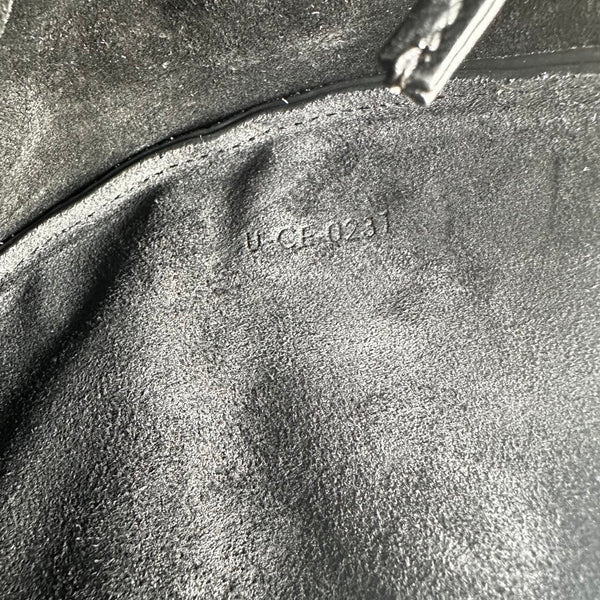 CL Halfmoon Triomphe Small Bag 25cm Black Lambskin