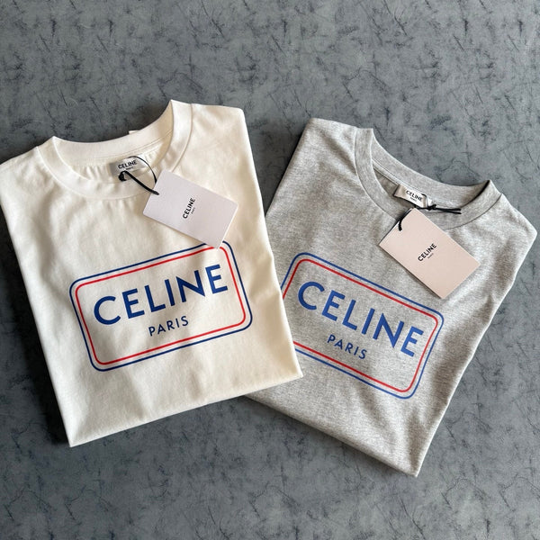 Celine SS26 Print Short-Sleeve Tee Cotton 350471