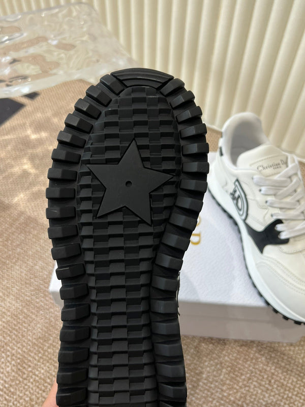 C'est Dior Sneaker White Black Lamskin