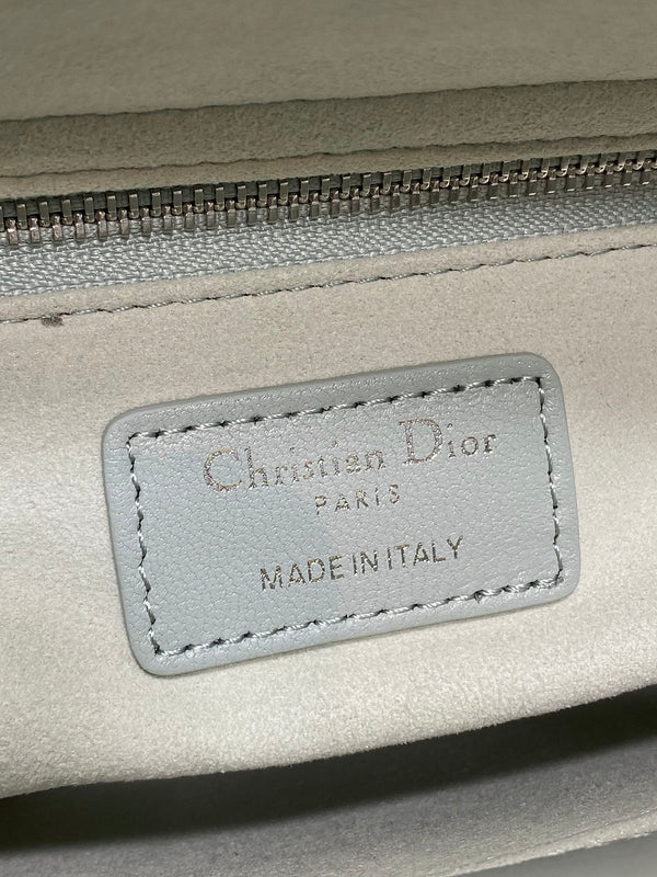 CD 2026 Lady Dior Bag Grey Charcoal Lambskin 286579