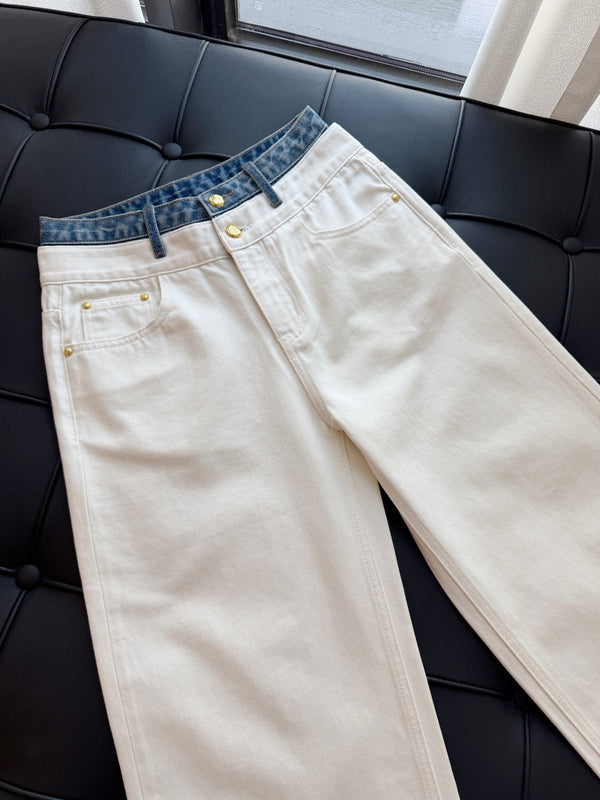 CC 2026 Jeans White Denim Cotton 435475