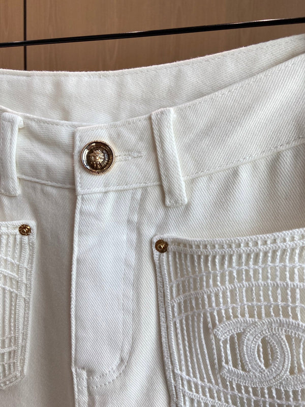 CC 2026 Jeans White Denim Cotton 435477