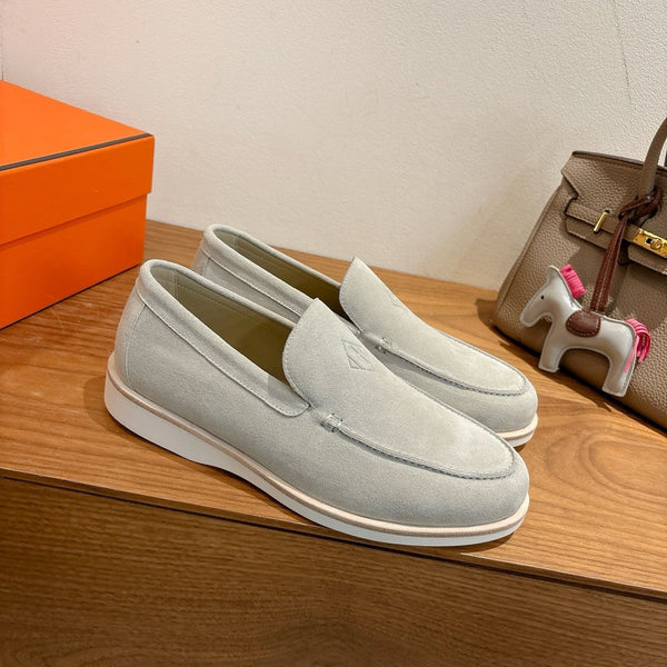 HM Impact Loafers Light Grey Suede 526170