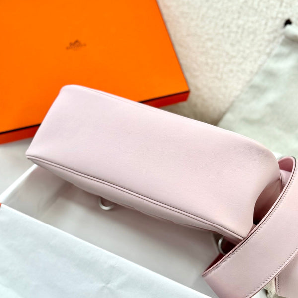 HM Berline Bag 28cm Light Pink Calfskin 284554 (Production time: 25 days)