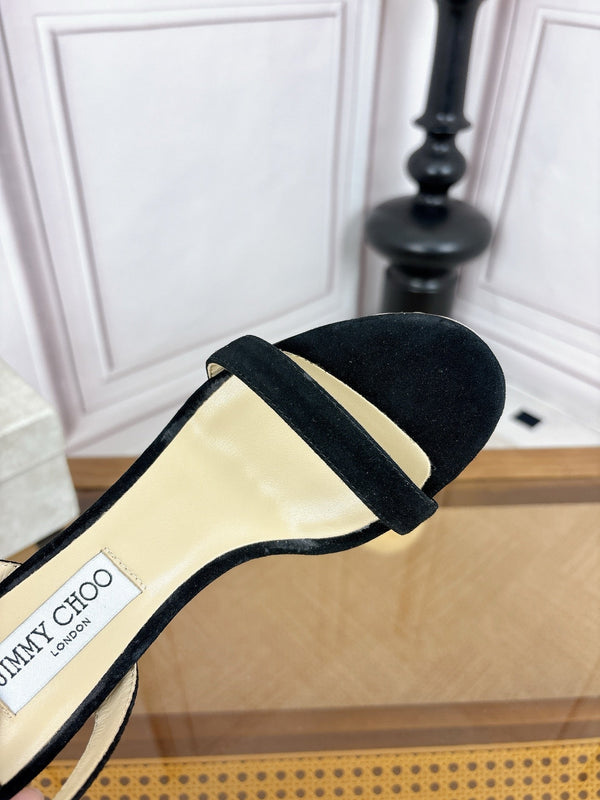 JC 26s Jenn Sandal Black Suede 931999