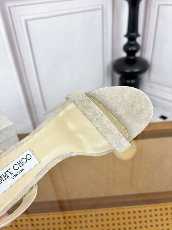 JC 26s Jenn Sandal Cream Suede 932002