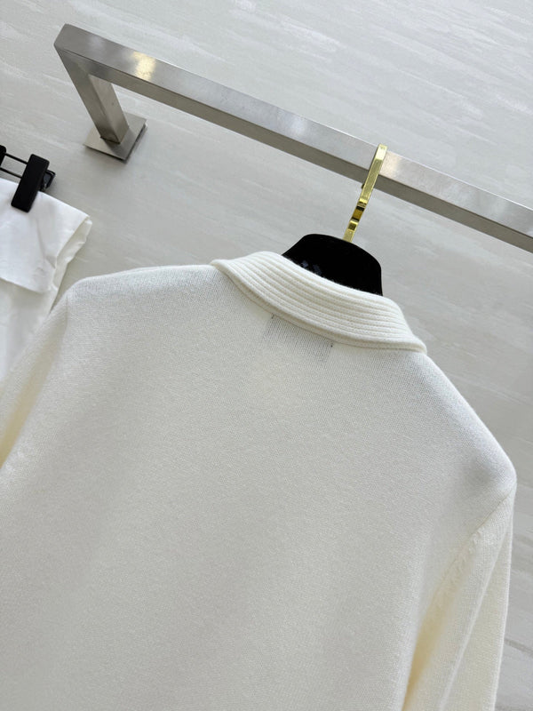 CC Cardigan White Cashmere 343307
