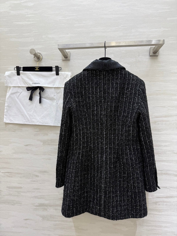 CC Jacket Black Silver Black Tweed 344806