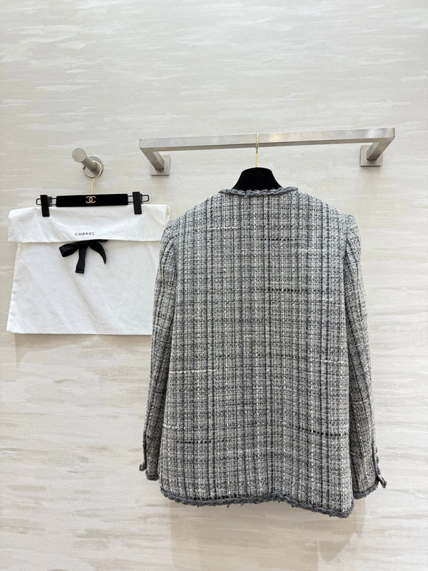 CC 26s Jacket White Grey Tweed 352324