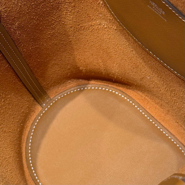 HM In-The-Loop 18cm Bag Tan Brown Taurillon Clemence Leather