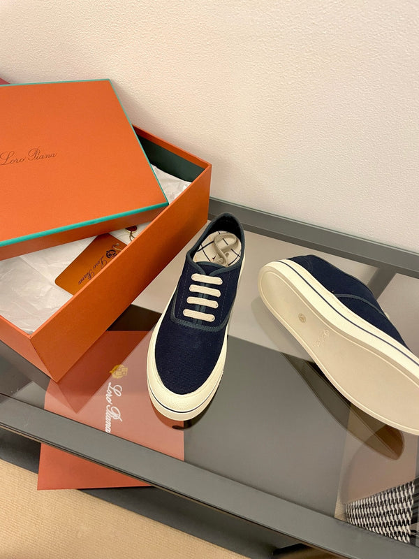 LP Nantucket Walk Sneaker Dark Blue Cotton 723199