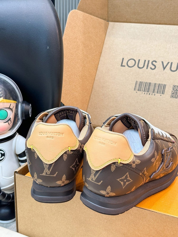 LV ButterSoft Sneaker Brown Monogram Leather 625403