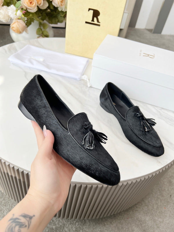 TR 26s Tassel Loafer Flat Pony Hair 146474