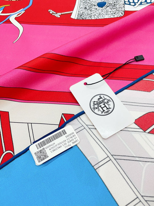 En Studio Scarf 90 CM In Colorful Silk Twill 235408
