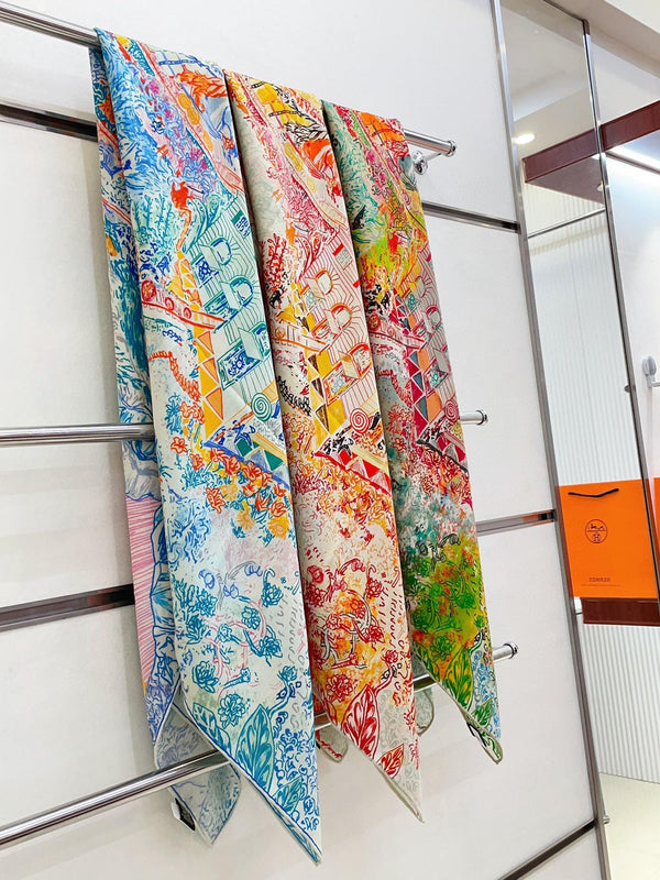 SCARF 140 CM COLORFUL 389995