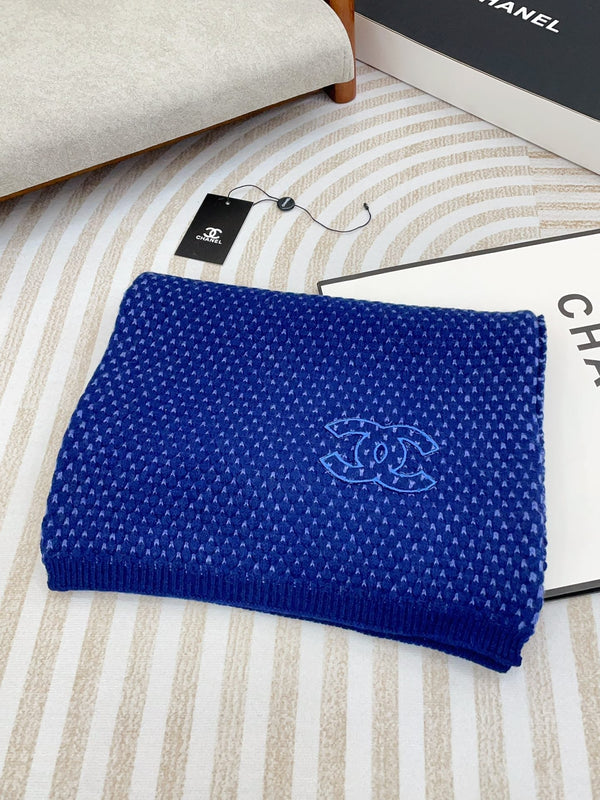 SCARF 180 CM IN AZURE BLUE CASHMERE 394593